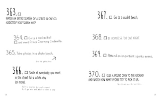 Aperçu du contenu_The Bucket List Book