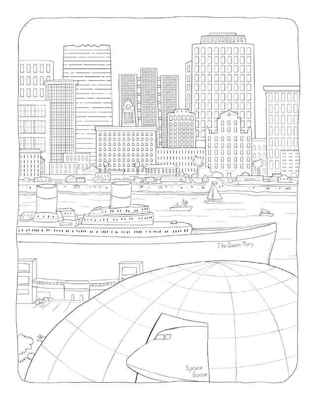 Aper&ccedil;u du contenu_The California State Coloring Book