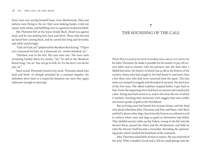 Sample content 3_The Call of the Wild and White Fang