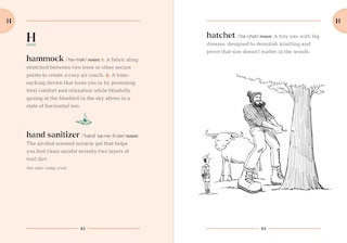 Aper&ccedil;u du contenu 4_The Camping Dictionary