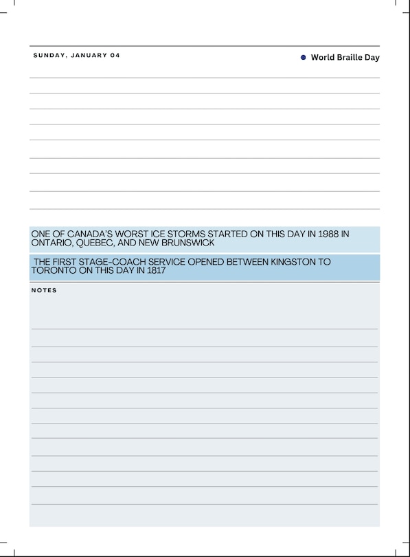 Sample content_The Canadian Planner 2026 (Blue)