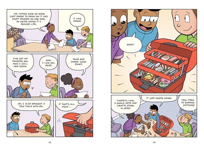 Sample content 3_The Cartoonists Club: A Graphic Novel
