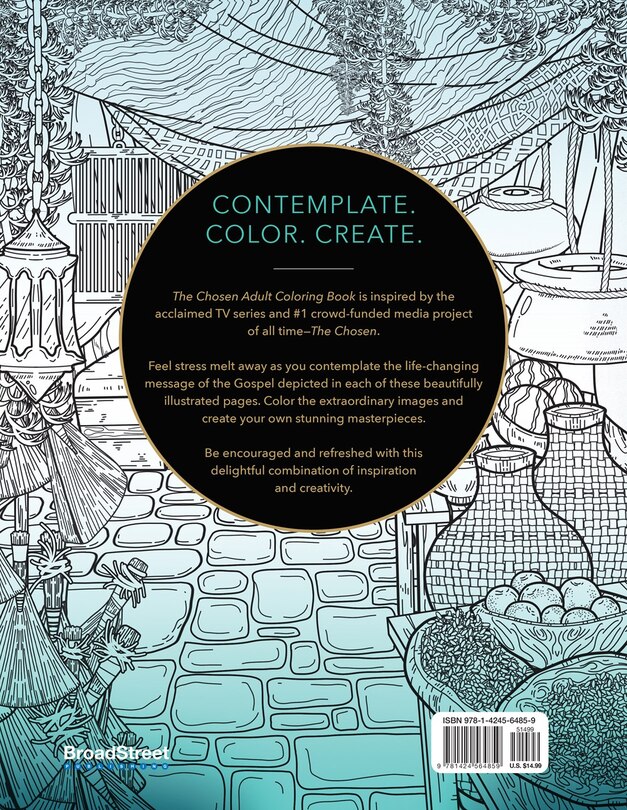Back cover_The Chosen Adult Coloring Book