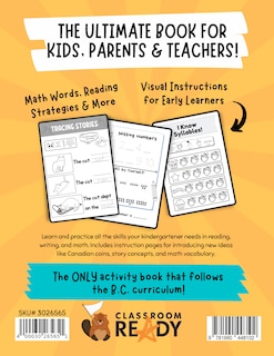 Back cover_The Classroom Ready Activity Book: Kindergarten, BC Edition