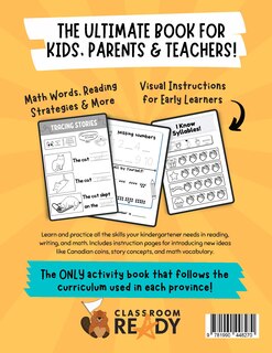 Back cover_The Classroom Ready Activity Book: Kindergarten - AB, SK, MB, NU, NT, Atlantic Canada