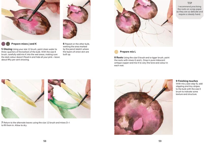 Aperçu du contenu 4_The Colour Mixing Guide: Watercolour Botanicals