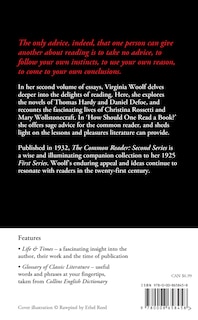 Back cover_The Common Reader