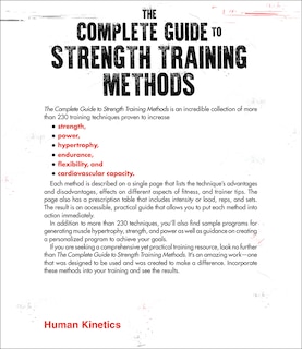 Couverture arri&egrave;re_The Complete Guide to Strength Training Methods