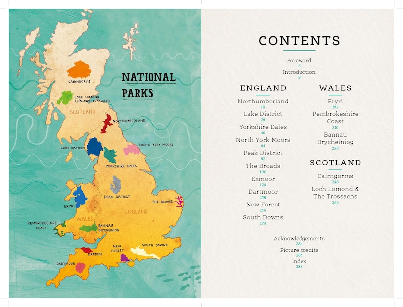 Table des mati&egrave;res_The Complete Guide to the UK National Parks