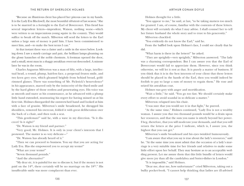 Aper&ccedil;u du contenu 5_The Complete Sherlock Holmes, Volume II