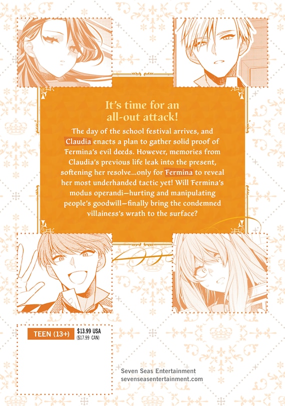 Couverture arrière_The Condemned Villainess Goes Back in Time and Aims to Become the Ultimate Villain (Manga) Vol. 4