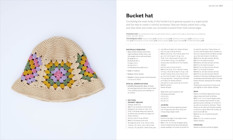 Aper&ccedil;u du contenu_The Crochet Book