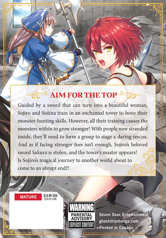 Back cover_The Cursed Sword Master's Harem Life: By the Sword, For the Sword Vol. 3