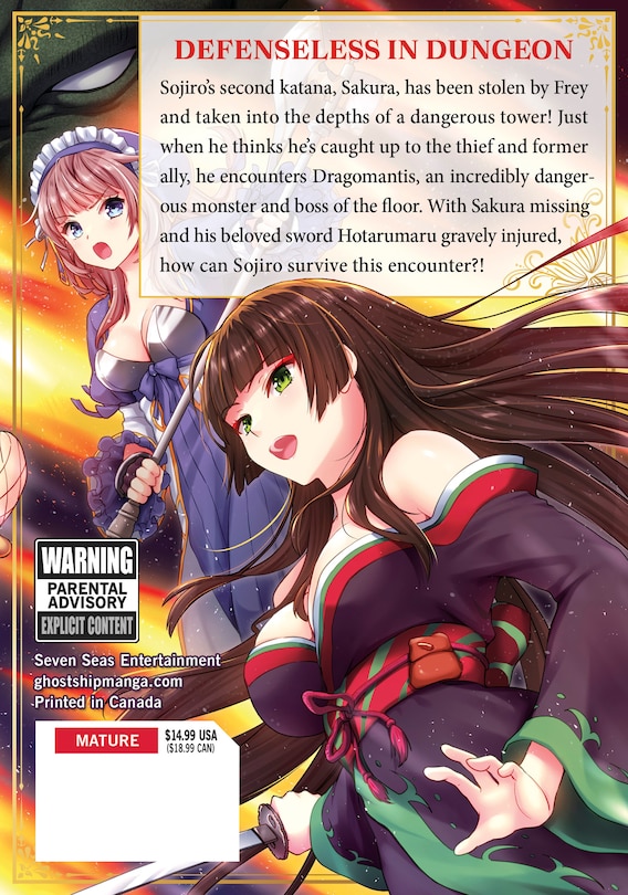 Back cover_The Cursed Sword Master's Harem Life: By the Sword, For the Sword Vol. 4