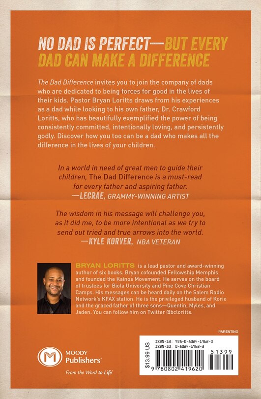 Back cover_The Dad Difference