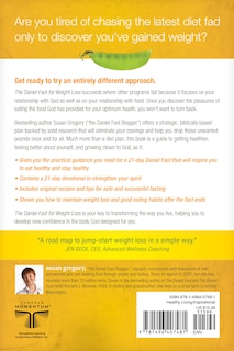 Back cover_The Daniel Fast for Weight Loss