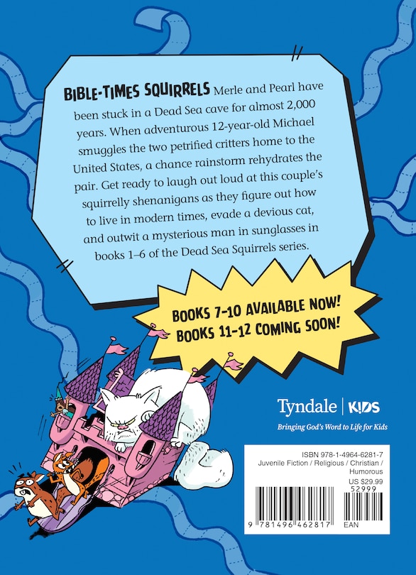 Back cover_The Dead Sea Squirrels Set Books 1-6: Squirreled Away / Boy Meets Squirrels / Nutty Study Buddies / Squirrelnapped! / Tree-mendous Trouble / Whirly Squirrelies