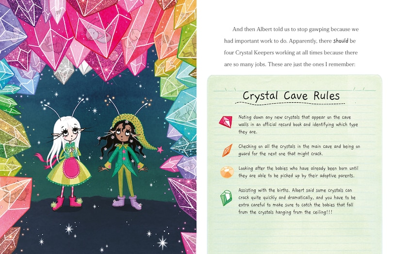 Aper&ccedil;u du contenu_The Diary of Wiska Wildflower: The Crystal Cave