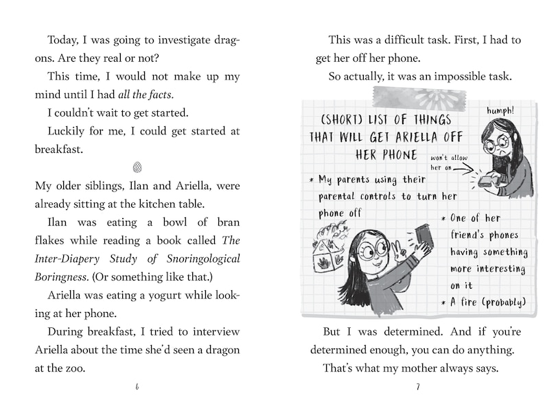 Sample content 2_The Discovery of Dragons (Miriam's Magical Creature Files #2)