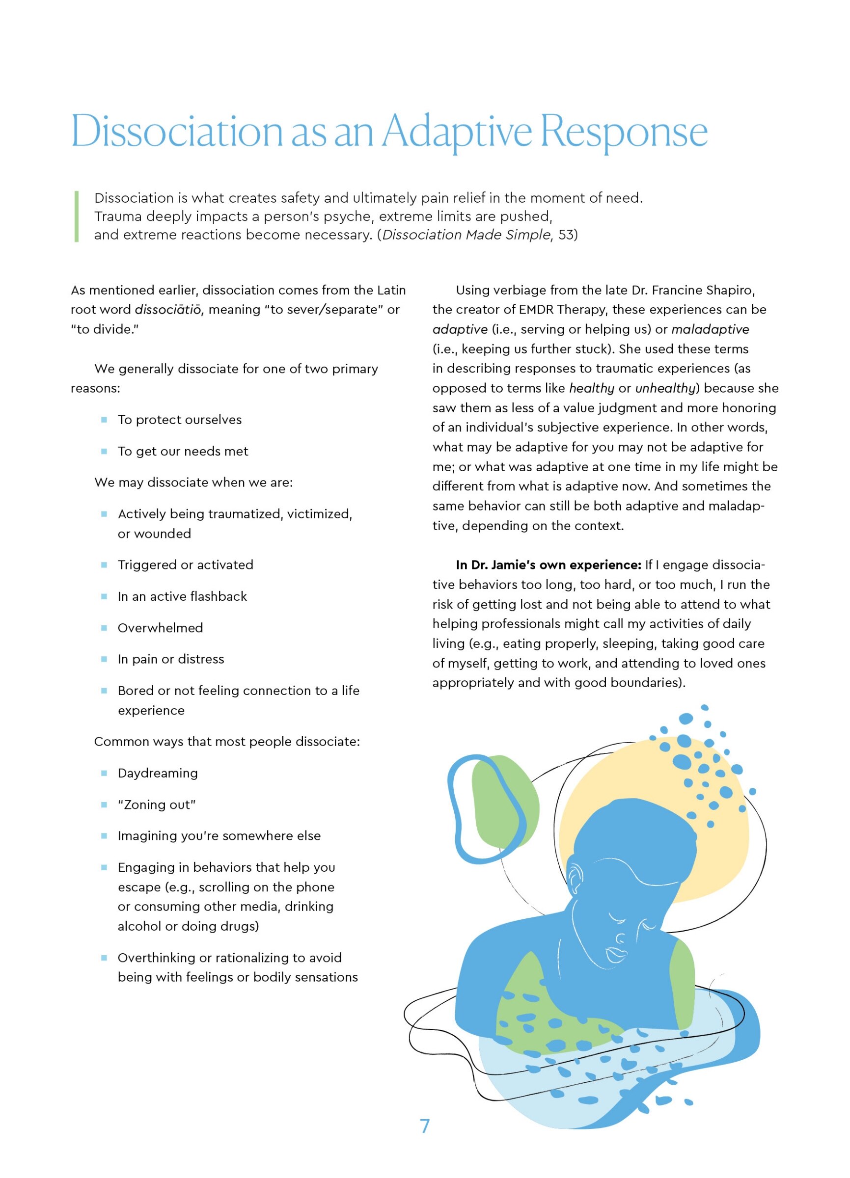 The Dissociation Made Simple Flipchart: A Visual Guide For