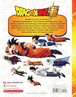 Couverture arri&egrave;re_The Dragon Ball Super Official Coloring Book (Media tie-in)