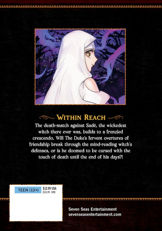 Back cover_The Duke of Death and His Maid Vol. 15