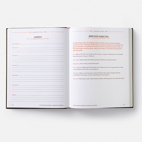 Aperçu du contenu 4_The Dungeon Master's Campaign Journal (Dungeons & Dragons)