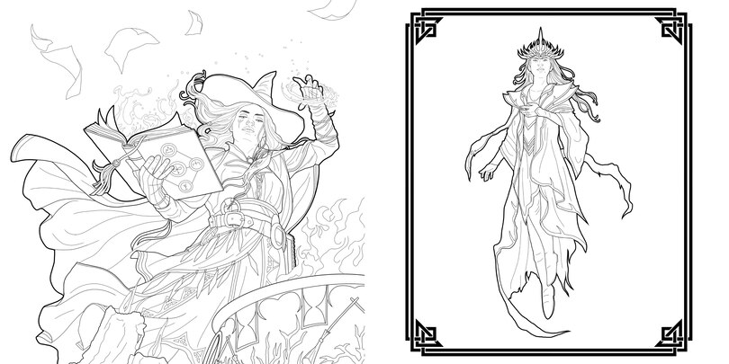 Sample content 4_The Dungeons & Dragons Coloring Book