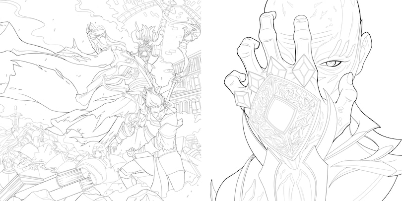 Sample content 5_The Dungeons & Dragons Coloring Book