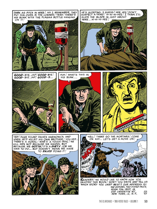 Aper&ccedil;u du contenu_The EC Archives: Two-Fisted Tales Volume 1