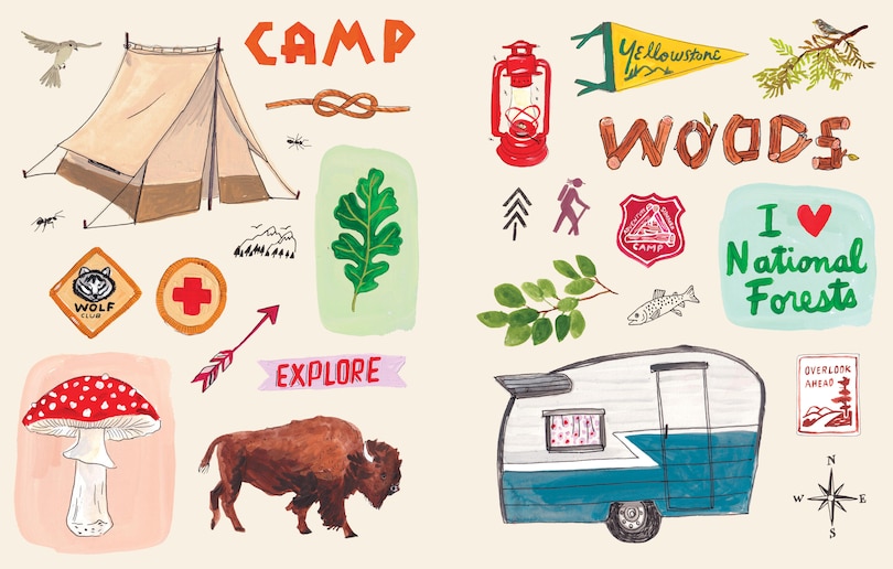 Aper&ccedil;u du contenu_The Eclectic World of Julia Rothman Sticker Book