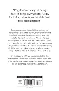 Back cover_The Enchanted April (Collins Classics)