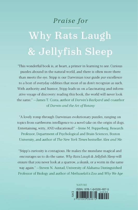 Back cover_Why Rats Laugh and Jellyfish Sleep