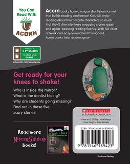 Back cover_The Face in the Mirror and Other Scary Stories: An Acorn Book (Mister Shivers #5)