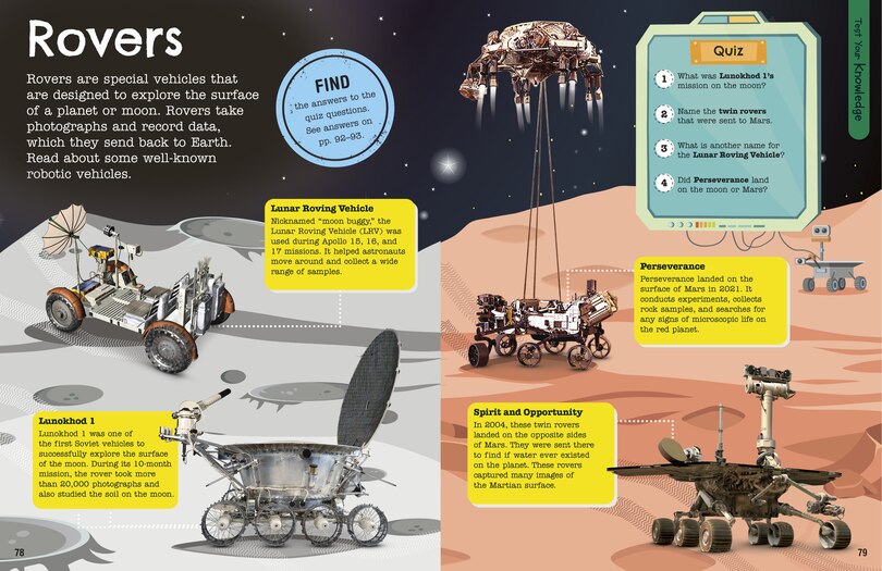 Aper&ccedil;u du contenu_The Fact-packed Activity Book: Space