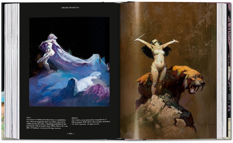 Sample content_The Fantastic Worlds of Frank Frazetta. 45th Ed.