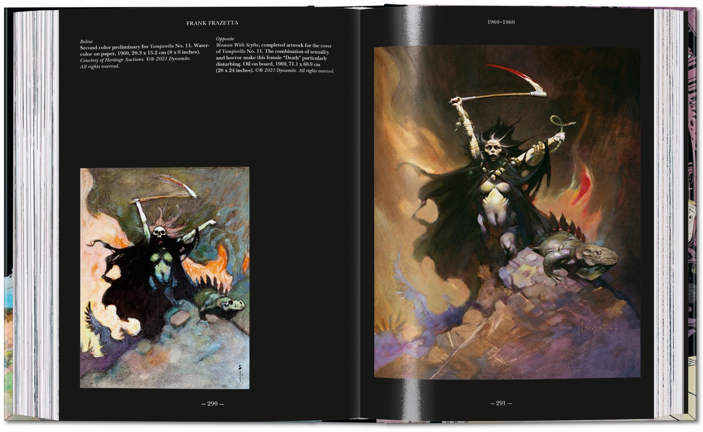 The Fantastic Worlds Of Frank Frazetta. 45th Ed. Book By Dan Nadel