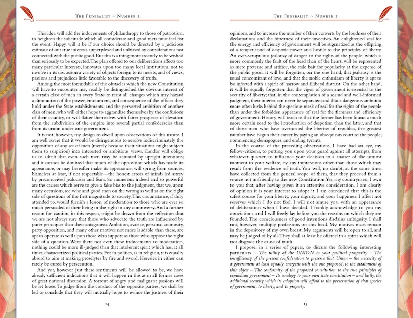 Aperçu du contenu_The Federalist Papers, The Ideas that Forged the American Constitution