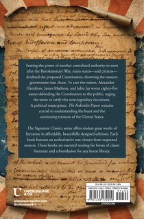 Back cover_The Federalist Papers