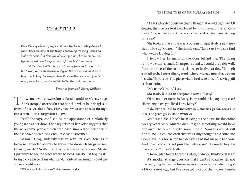 Sample content_The Final Wish of Mr. Murray McBride