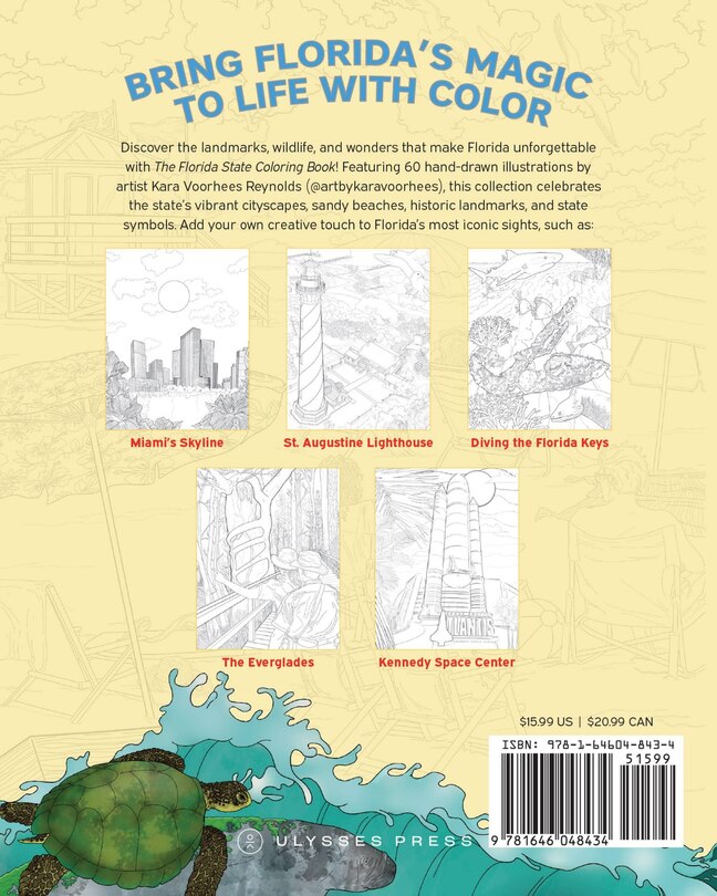 Couverture arri&egrave;re_The Florida State Coloring Book