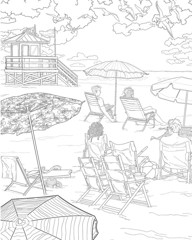 Aper&ccedil;u du contenu 5_The Florida State Coloring Book