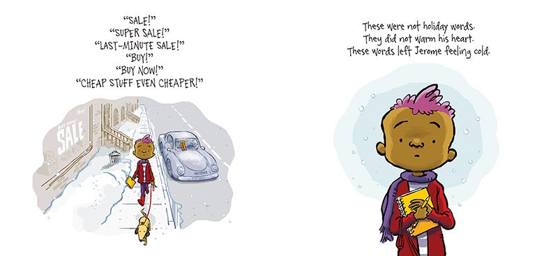 Sample content_The Gift of Words (A Holiday Picture Book)