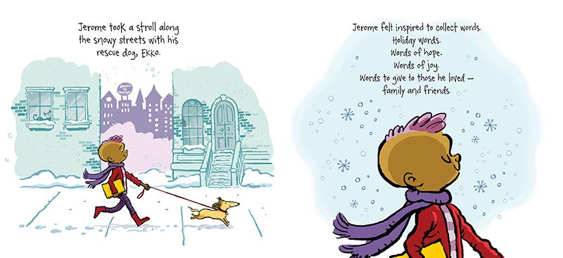Sample content 3_The Gift of Words (A Holiday Picture Book)