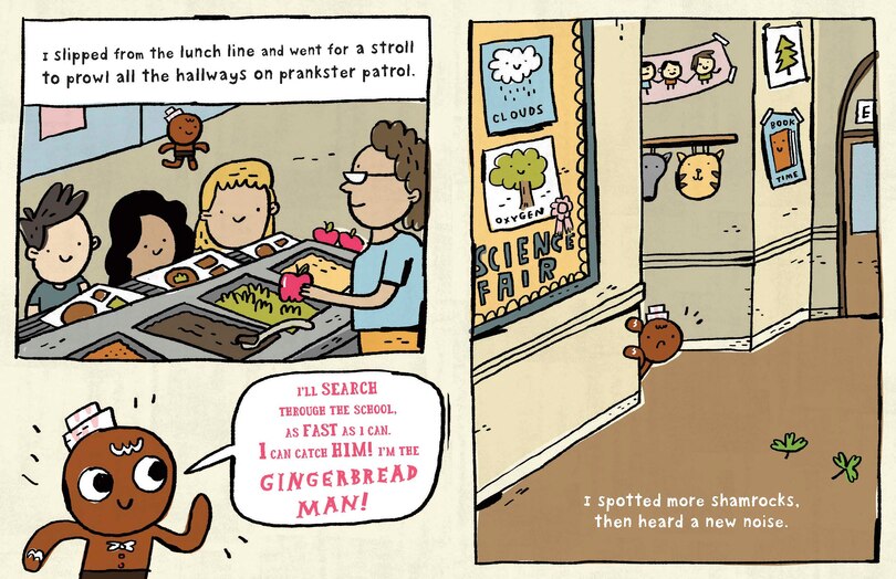 Sample content_The Gingerbread Man and the Leprechaun Loose at School
