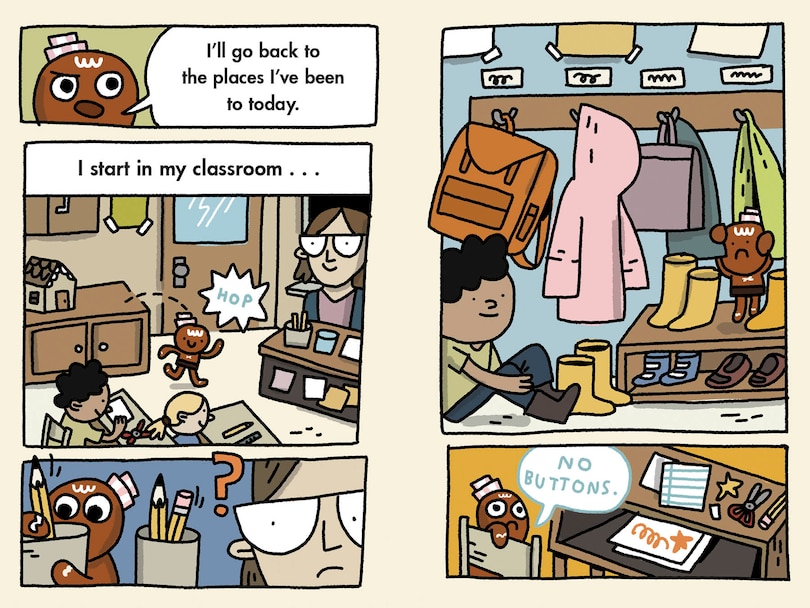 Aper&ccedil;u du contenu 3_The Gingerbread Man: Buttons on the Loose: A Graphic Novel