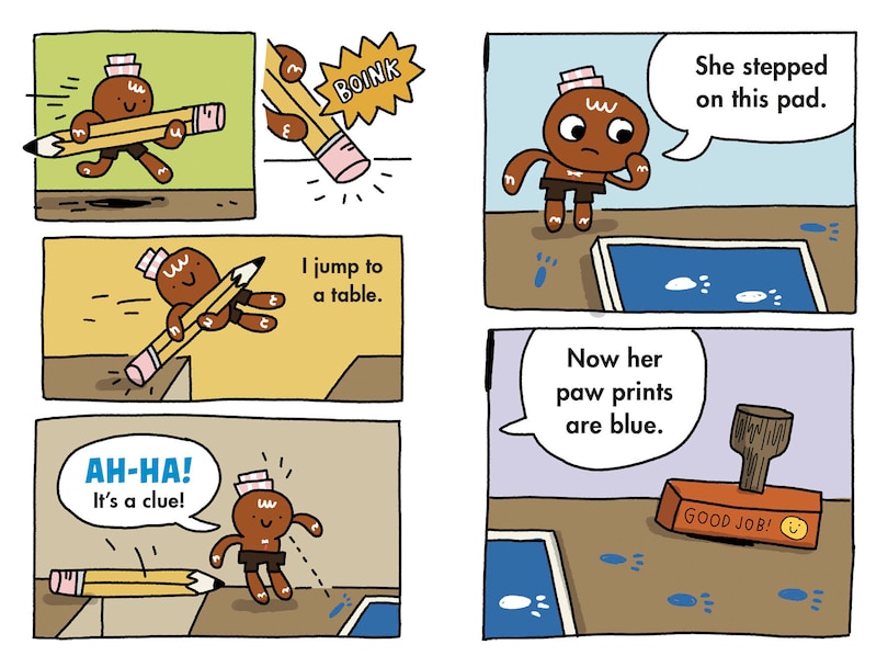 Aper&ccedil;u du contenu 4_The Gingerbread Man: Class Pet on the Loose: A Graphic Novel