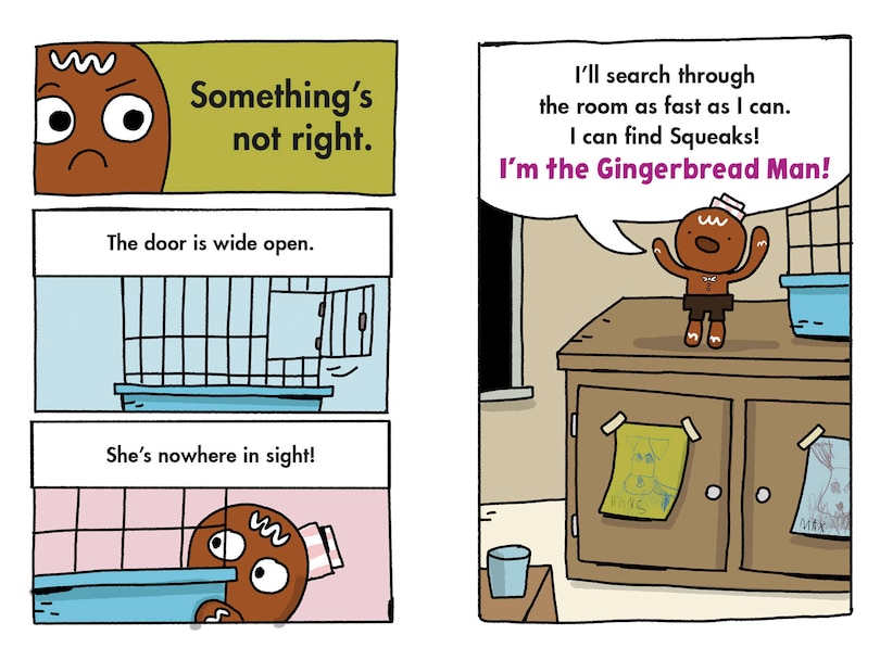 Aper&ccedil;u du contenu 5_The Gingerbread Man: Class Pet on the Loose: A Graphic Novel
