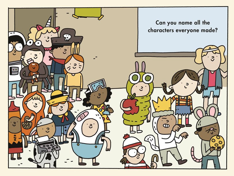 Sample content 5_The Gingerbread Man: Trick-or-Treaters on the Loose: A Graphic Novel