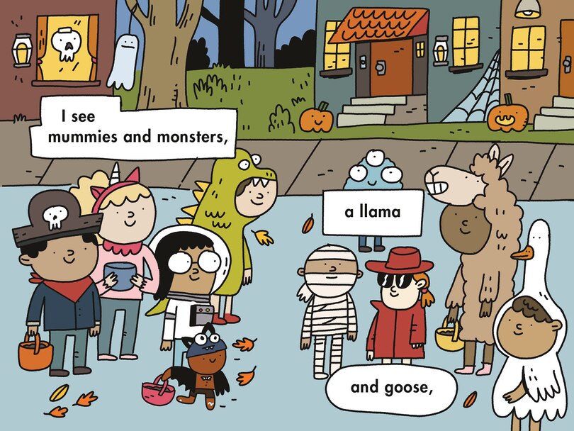 Sample content 2_The Gingerbread Man: Trick-or-Treaters on the Loose: A Graphic Novel